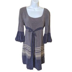Vintage Ultra Silky Purple Dress Size 3 but fits Size Medium / Large  ---
